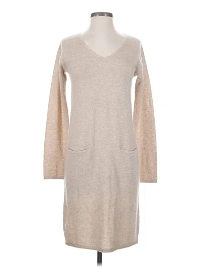 Pre-owned Garnet Hill Casual Dress In Brown