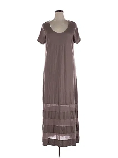 Pre-owned Garnet Hill Casual Dress In Brown