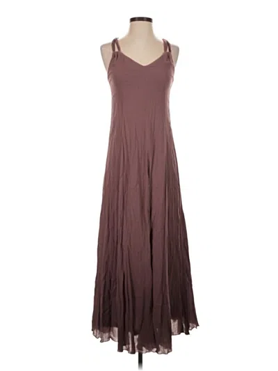 Pre-owned Garnet Hill Casual Dress In Brown