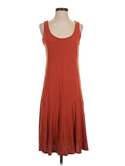 Pre-owned Garnet Hill Casual Dress In Brown