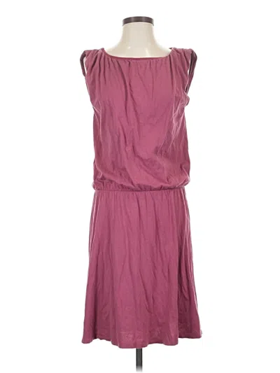 Pre-owned Garnet Hill Casual Dress In Burgundy