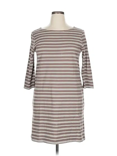 Pre-owned Garnet Hill Casual Dress In Gray