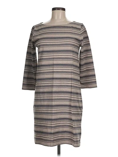 Pre-owned Garnet Hill Casual Dress In Gray
