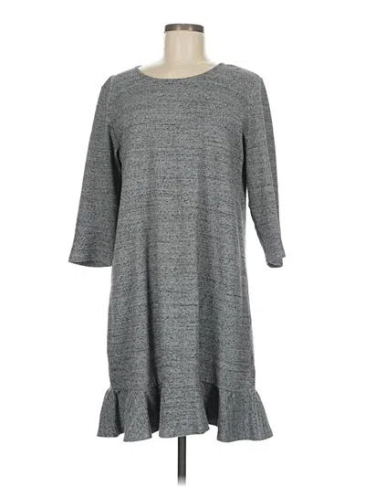 Pre-owned Garnet Hill Casual Dress In Gray