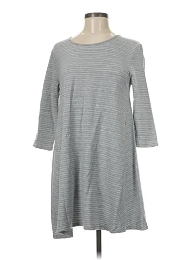 Pre-owned Garnet Hill Casual Dress In Gray