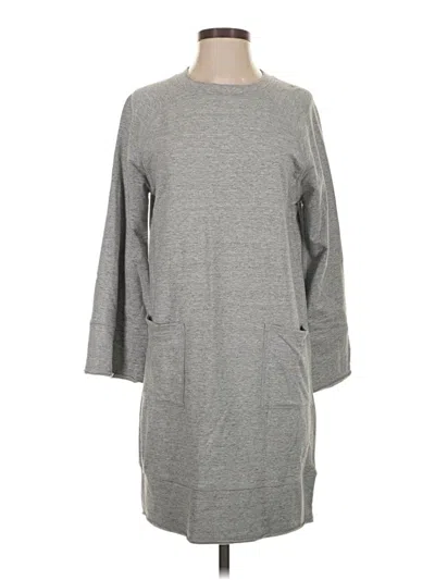 Pre-owned Garnet Hill Casual Dress In Gray