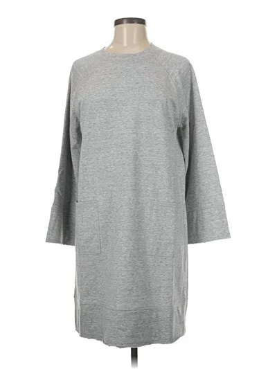 Pre-owned Garnet Hill Casual Dress In Gray