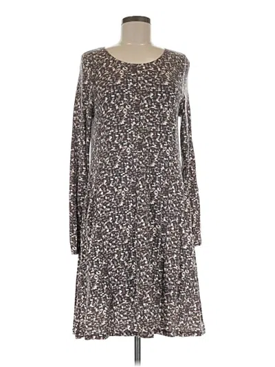 Pre-owned Garnet Hill Casual Dress In Gray