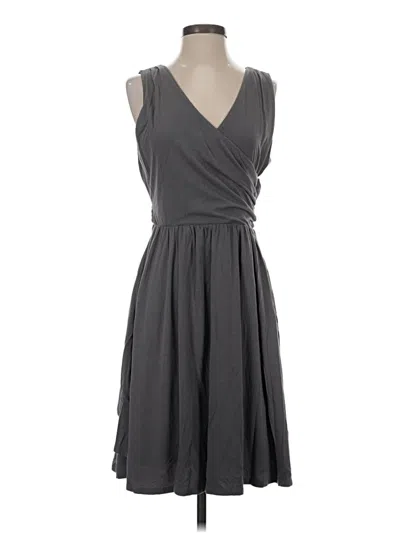 Pre-owned Garnet Hill Casual Dress In Gray