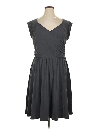 Pre-owned Garnet Hill Casual Dress In Gray