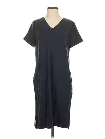Pre-owned Garnet Hill Casual Dress In Gray