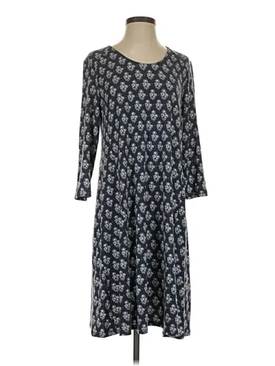 Pre-owned Garnet Hill Casual Dress In Gray