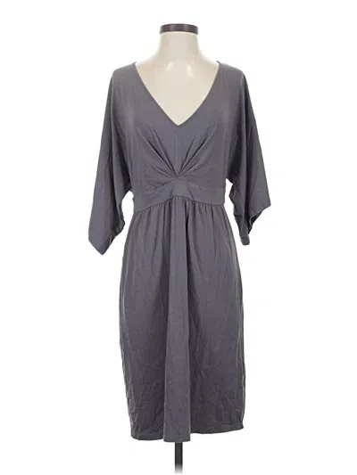 Pre-owned Garnet Hill Casual Dress In Gray