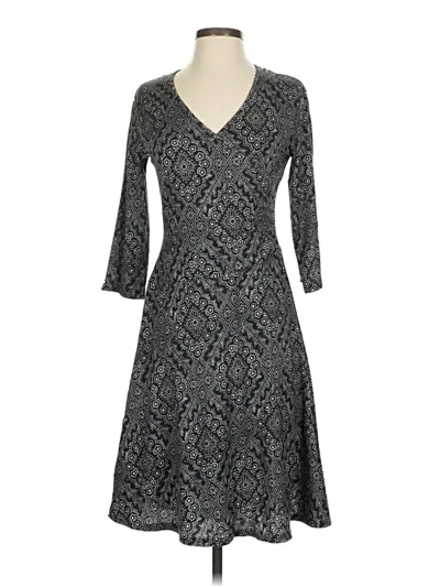 Pre-owned Garnet Hill Casual Dress In Gray