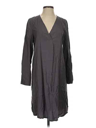 Pre-owned Garnet Hill Casual Dress In Gray