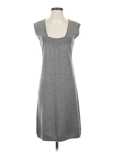 Pre-owned Garnet Hill Casual Dress In Gray
