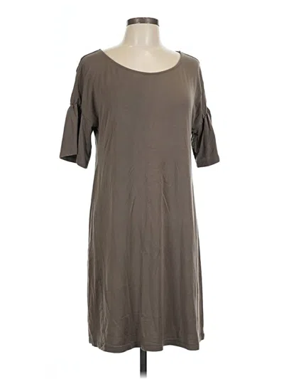 Pre-owned Garnet Hill Casual Dress In Gray