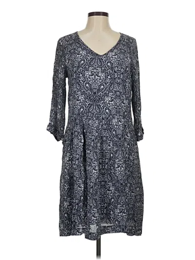 Pre-owned Garnet Hill Casual Dress In Gray