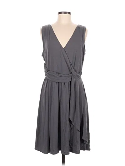 Pre-owned Garnet Hill Casual Dress In Gray