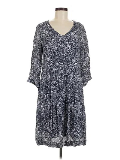 Pre-owned Garnet Hill Casual Dress In Gray