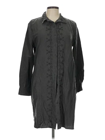 Pre-owned Garnet Hill Casual Dress In Gray