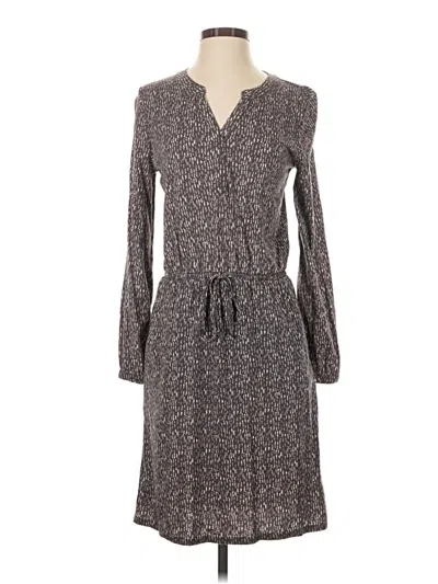Pre-owned Garnet Hill Casual Dress In Gray