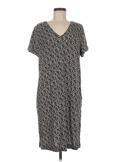 Pre-owned Garnet Hill Casual Dress In Gray