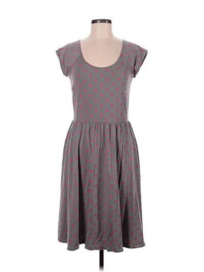 Pre-owned Garnet Hill Casual Dress In Gray