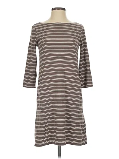 Pre-owned Garnet Hill Casual Dress In Gray