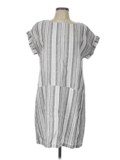 Pre-owned Garnet Hill Casual Dress In Gray