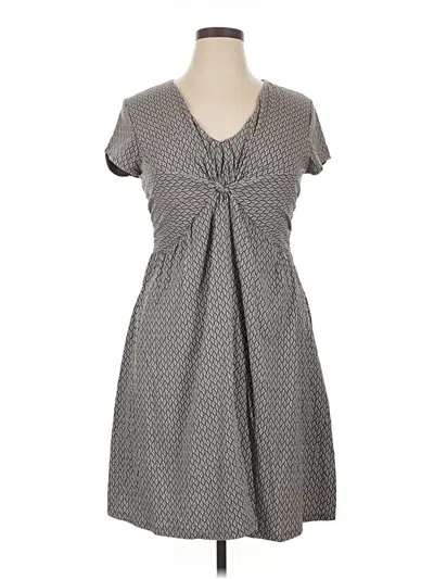 Pre-owned Garnet Hill Casual Dress In Gray