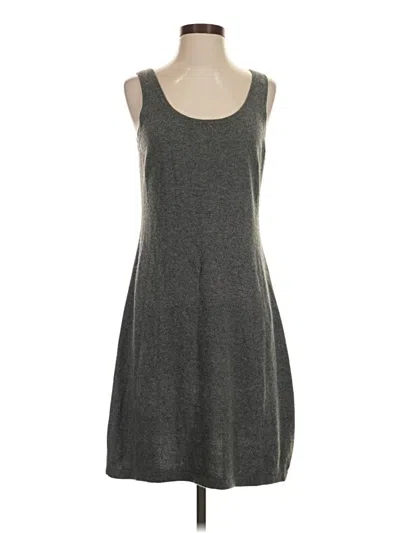 Pre-owned Garnet Hill Casual Dress In Gray