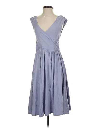 Pre-owned Garnet Hill Casual Dress In Gray