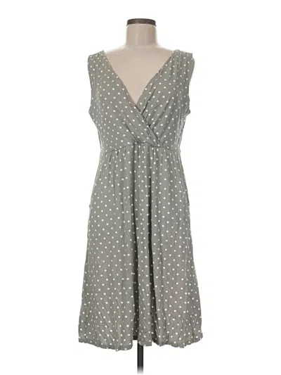 Pre-owned Garnet Hill Casual Dress In Gray