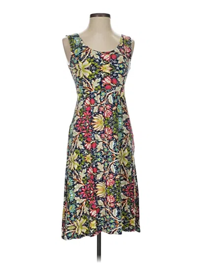 Pre-owned Garnet Hill Casual Dress In Green