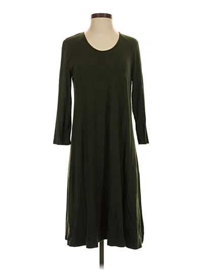 Pre-owned Garnet Hill Casual Dress In Green
