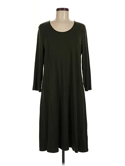 Pre-owned Garnet Hill Casual Dress In Green