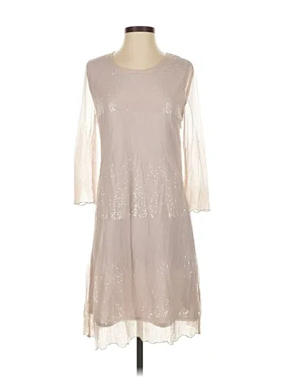 Pre-owned Garnet Hill Casual Dress In Ivory