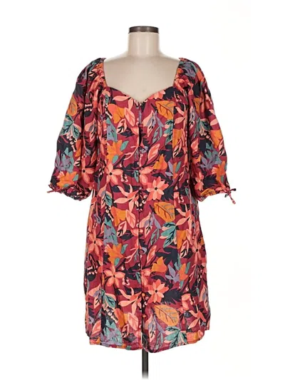 Pre-owned Garnet Hill Casual Dress In Orange