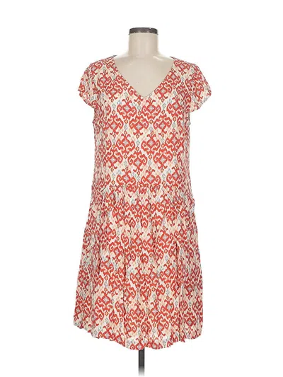 Pre-owned Garnet Hill Casual Dress In Orange