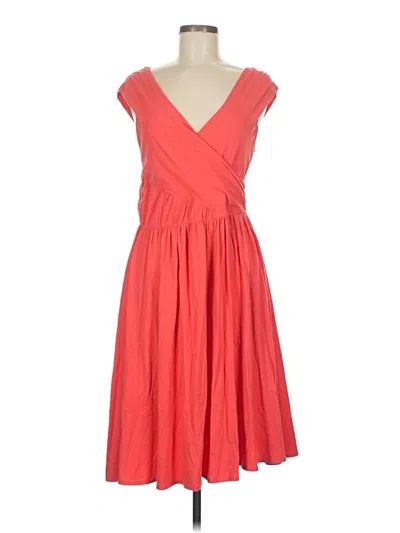 Pre-owned Garnet Hill Casual Dress In Orange