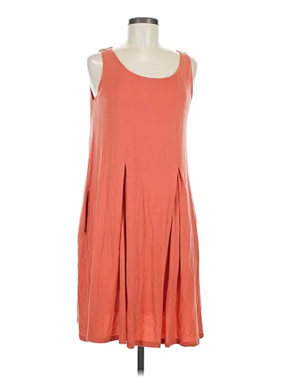Pre-owned Garnet Hill Casual Dress In Orange