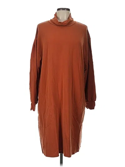 Pre-owned Garnet Hill Casual Dress In Orange
