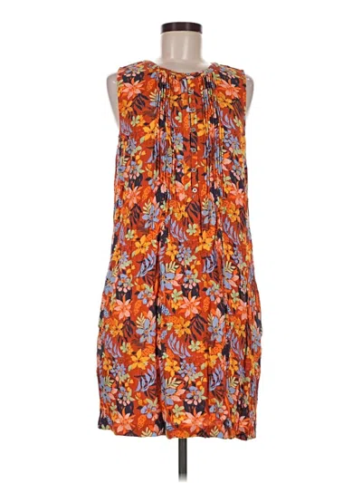 Pre-owned Garnet Hill Casual Dress In Orange