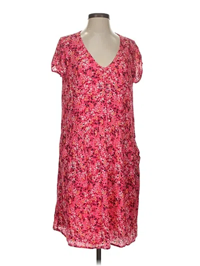Pre-owned Garnet Hill Casual Dress In Pink