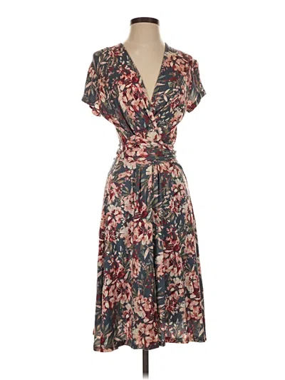 Pre-owned Garnet Hill Casual Dress In Red