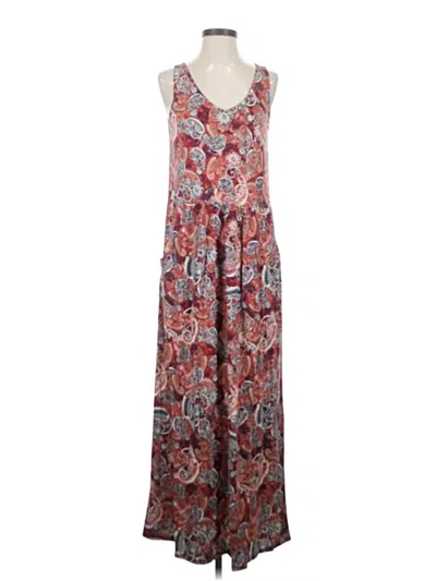 Pre-owned Garnet Hill Casual Dress In Red