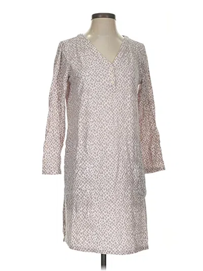 Pre-owned Garnet Hill Casual Dress In Silver