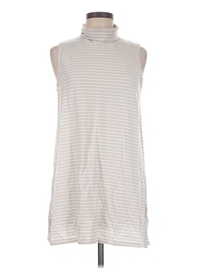 Pre-owned Garnet Hill Casual Dress In Silver