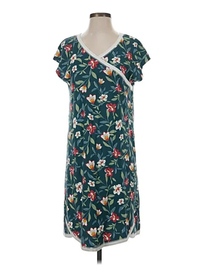 Pre-owned Garnet Hill Casual Dress In Teal